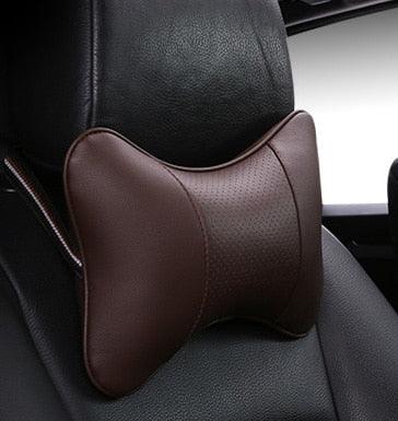 Trending New Arrival Car Neck Pillows - Both Side Pu Leather Single Headrest (7WH1)(F89)