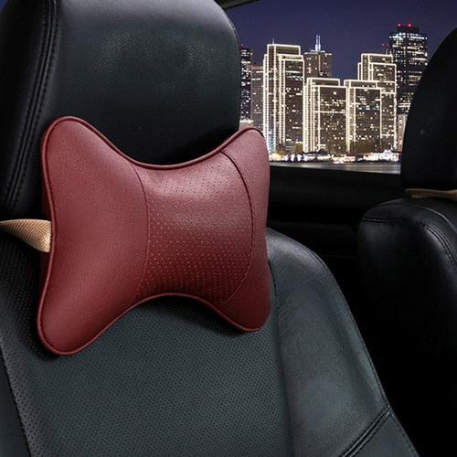 Trending New Arrival Car Neck Pillows - Both Side Pu Leather Single Headrest (7WH1)(F89)