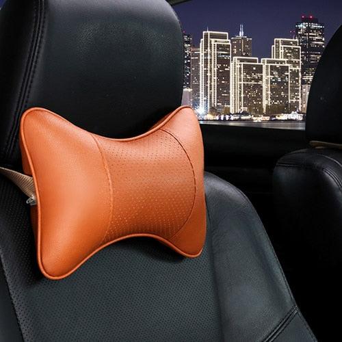 Trending New Arrival Car Neck Pillows - Both Side Pu Leather Single Headrest (7WH1)(F89)