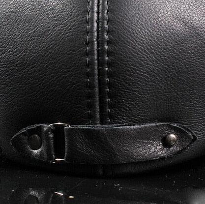Hot Sell Good Quality Hats - Men's Genuine Leather Hat Cap (MA3)