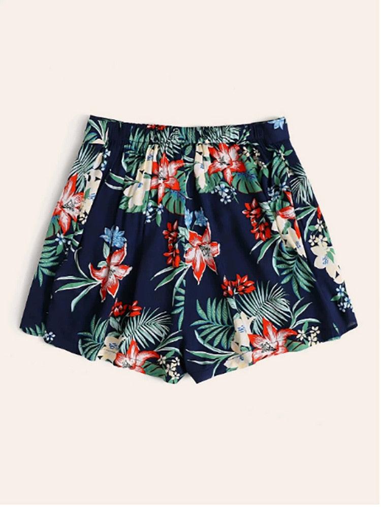 New Gorgeous Casual Vacation Summer Shorts - Lace Up Casual Shorts (2U32)