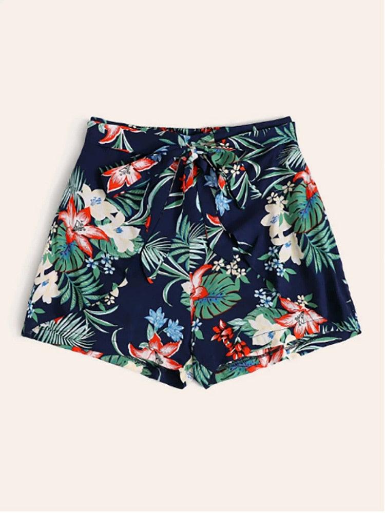 New Gorgeous Casual Vacation Summer Shorts - Lace Up Casual Shorts (2U32)