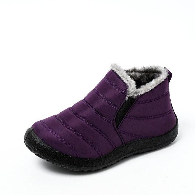 Great Women's Winter Boots - Waterproof Snow Flat Footwear (FS)