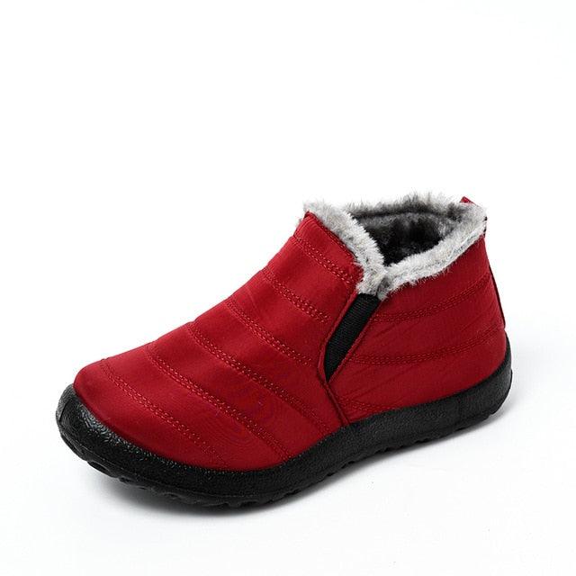 Great Women's Winter Boots - Waterproof Snow Flat Footwear (FS)