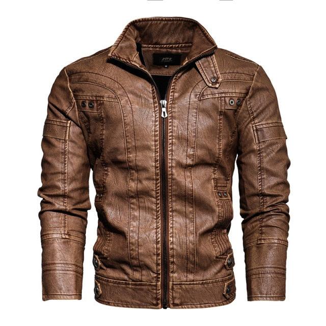 Trending Mens Motorcycle Jacket Autumn Winter Men New Faux PU Leather Jackets (TM3)(TM4)(CC1)(2U100)(TG2)