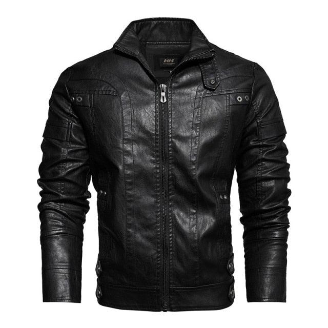 Trending Mens Motorcycle Jacket Autumn Winter Men New Faux PU Leather Jackets (TM3)(TM4)(CC1)(2U100)(TG2)