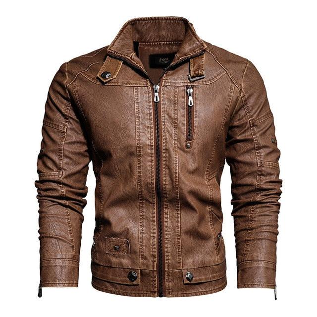 Trending Mens Motorcycle Jacket Autumn Winter Men New Faux PU Leather Jackets (TM3)(TM4)(CC1)(2U100)(TG2)