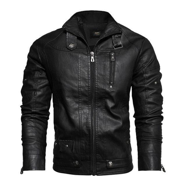 Trending Mens Motorcycle Jacket Autumn Winter Men New Faux PU Leather Jackets (TM3)(TM4)(CC1)(2U100)(TG2)