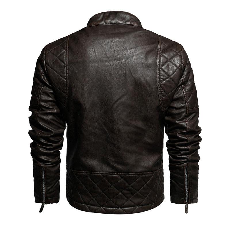 Trending Mens Motorcycle Jacket Autumn Winter Men New Faux PU Leather Jackets (TM3)(TM4)(CC1)(2U100)(TG2)