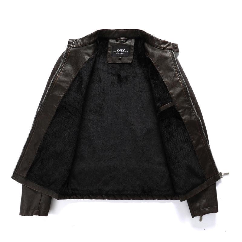 Trending Mens Motorcycle Jacket Autumn Winter Men New Faux PU Leather Jackets (TM3)(TM4)(CC1)(2U100)(TG2)