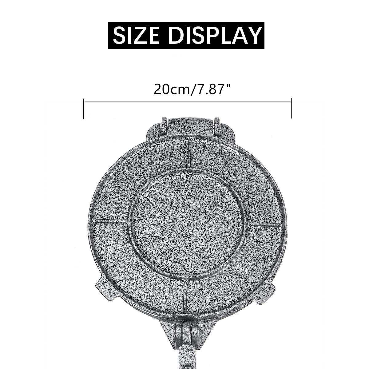 20CM Tortilla Maker Press Aluminum Foldable Home Kitchen Flour Corn Baking Press Maker (AK2)(AK1)