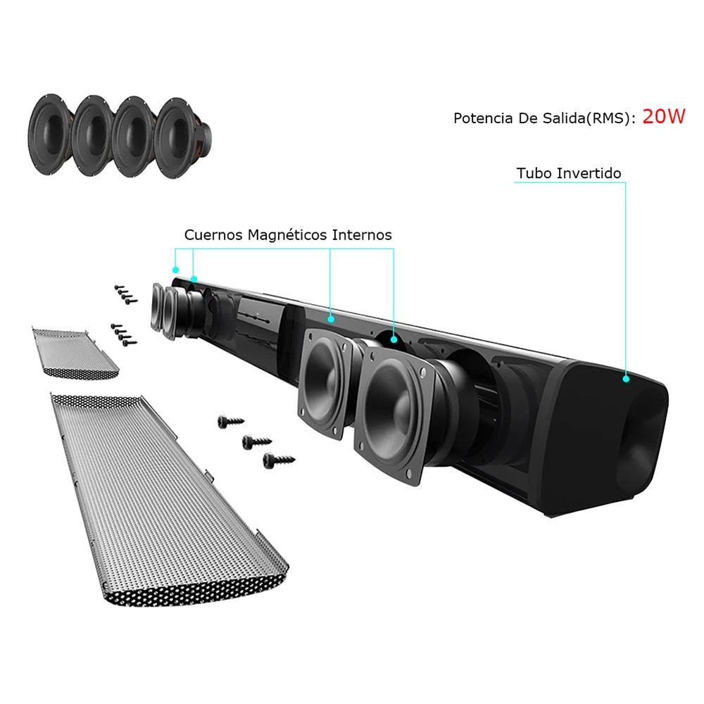 20W Column Wireless Bluetooth Speaker TV Soundbar Music Stereo Home Theater (HA5)(HA)(1U57)