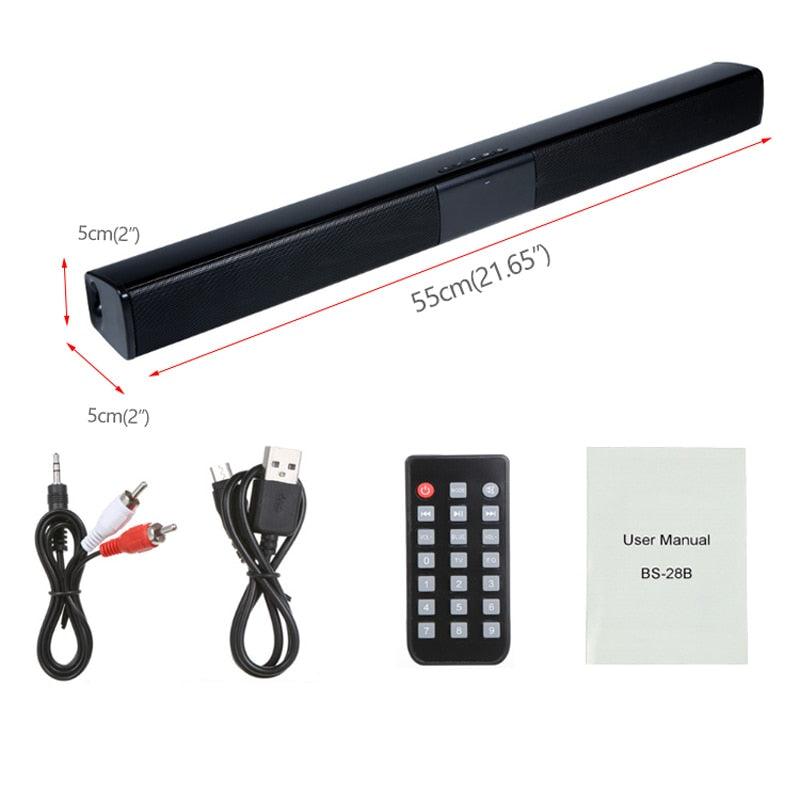 20W Column Wireless Bluetooth Speaker TV Soundbar Music Stereo Home Theater (HA5)(HA)(1U57)