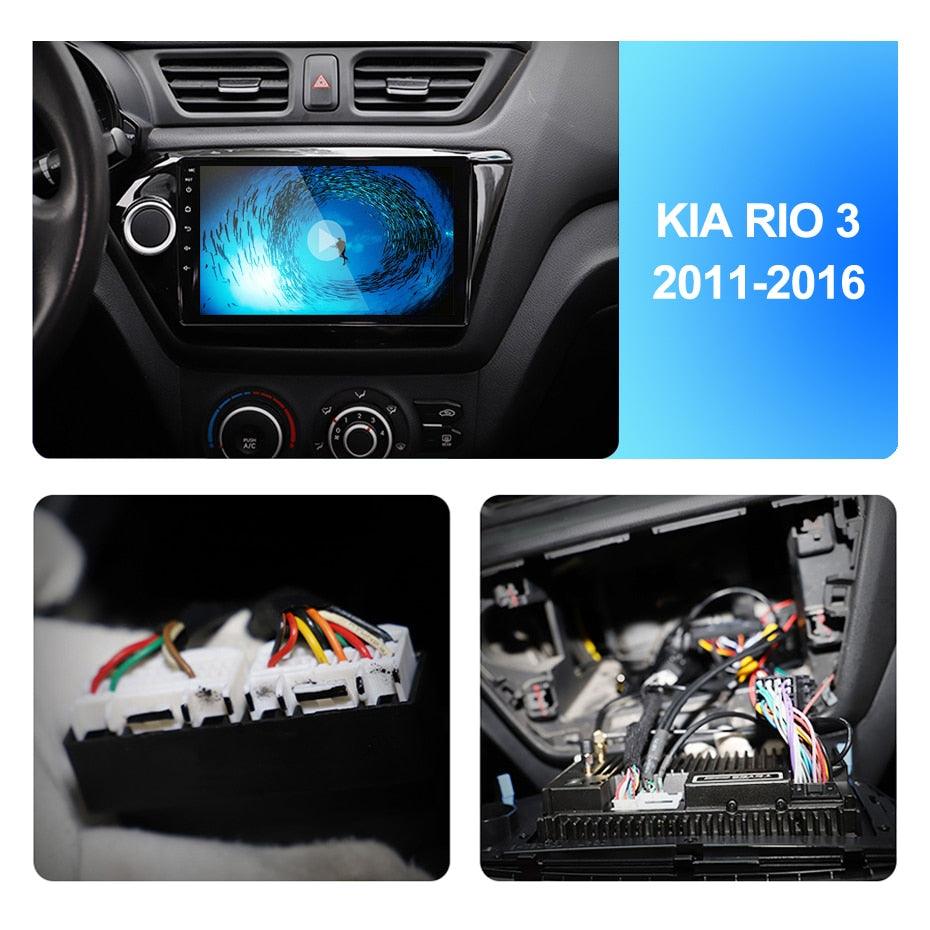 2Din 9Inch Android8.1 Car Radio Multimedia Video Player Navigation GPS For KIA K2 RIO3 Accessories (CT2)(F60)