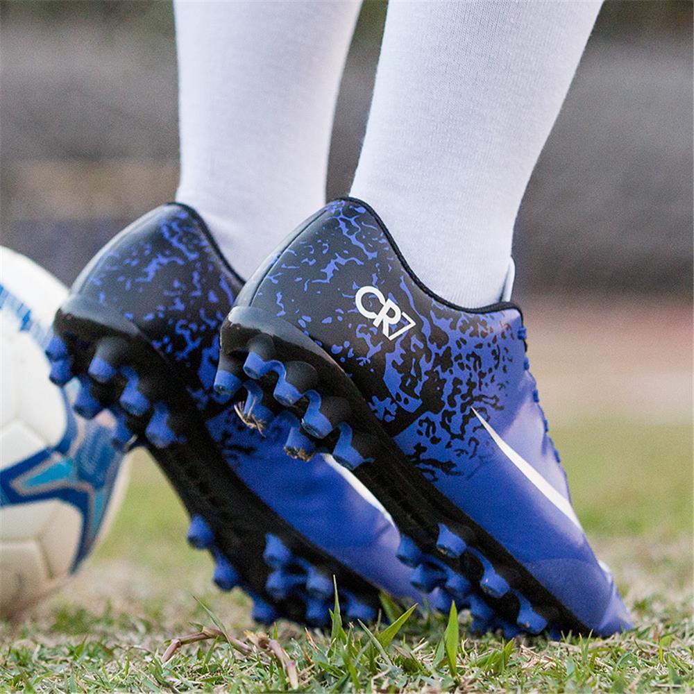 Outdoor Lawn Football Shoes - Unisex Sports Breathable Long Nailed Training Fitness Cleats (MSA4)(F15)