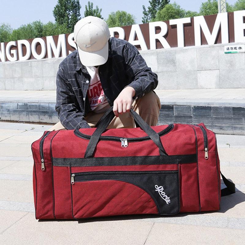 Unisex Large Capacity Portable Travel Bags - Foldable Luggage Waterproof Oxford Handbag (LT3)