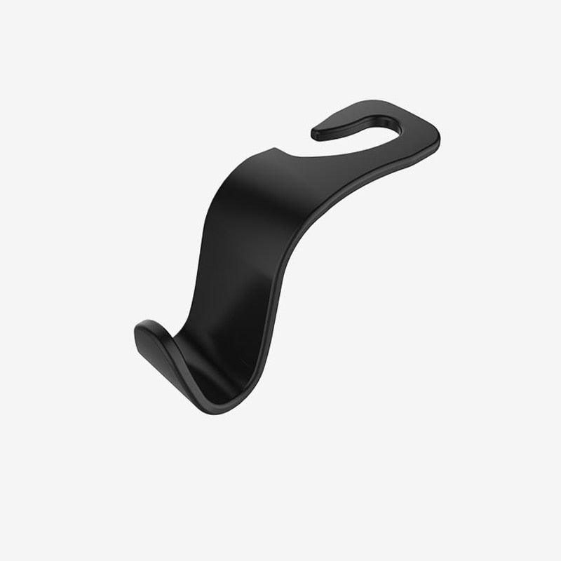 2pcs Clip Car Seat Back Hook Hanger Organizer - Universal Headrest Mount Storage Hooks Storage (1U89)
