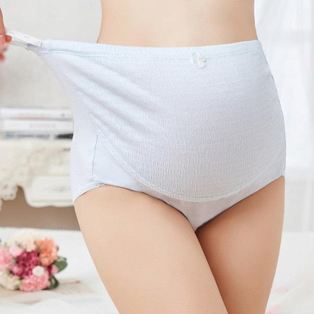 2pcs High Waist Belly Support - Pregnant Women Seamless Underwear - Soft Panties Cotton - Adjustable (5Z2)