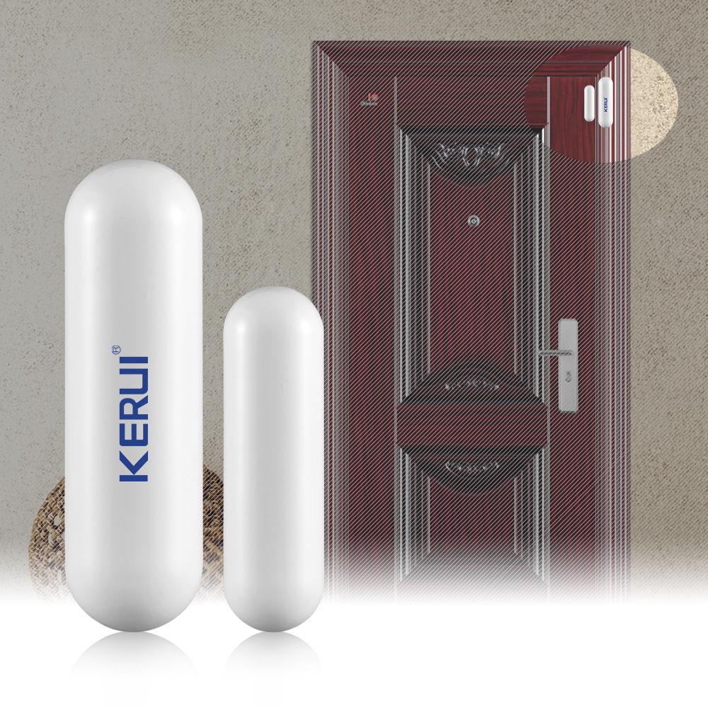 2pcs/lot 433MHz Portable Alarm Sensors Smart Home Detectors Wireless Window Door Magnet Sensor Detector For kerui Alarm System (D52)(MC8)