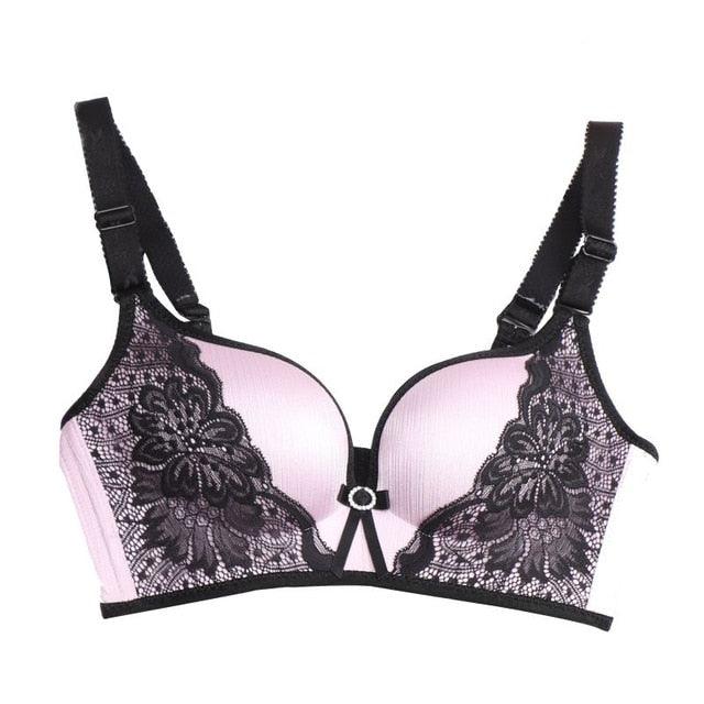 3/4 Cup Amazing Sexy Silk Comfortable Breathable Women Bra - No Trace , No Steel Ring Gathered Bra (2U27)