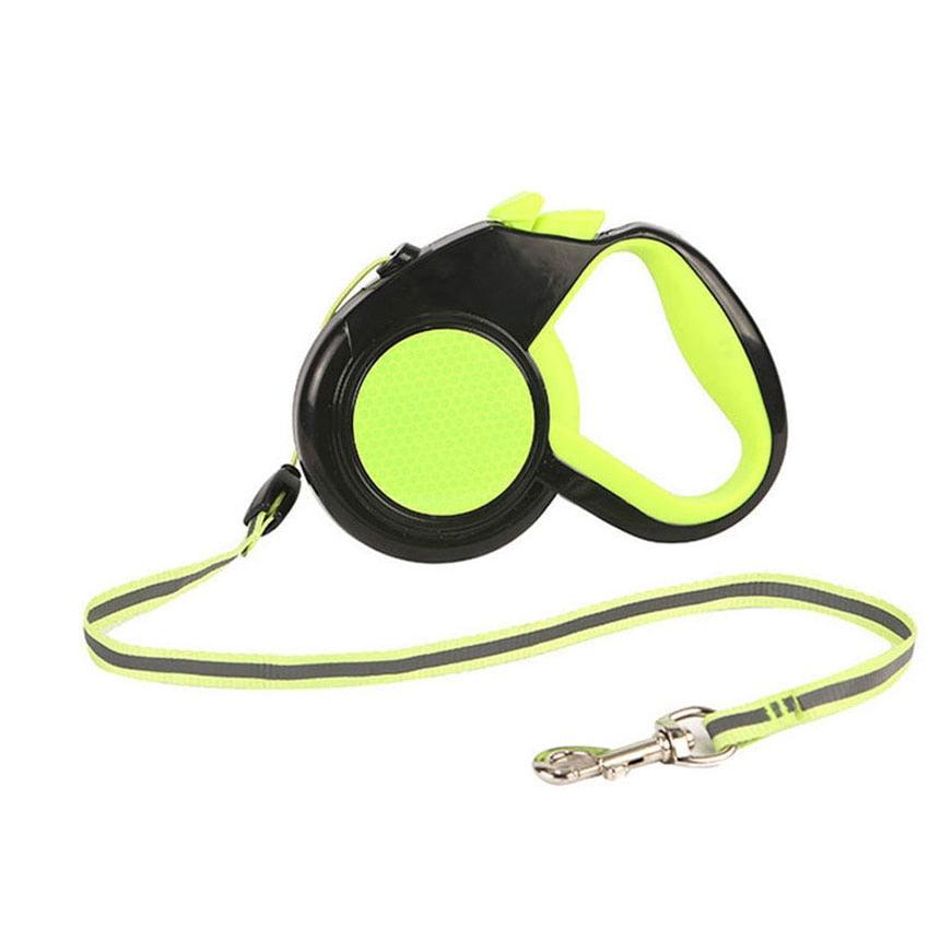 3/5/8M Durable Retractable Cat Dog Leash - Automatic Reflective Leashes - Nylon Extending Puppy Walking Running Leads (2U75)(2U70)