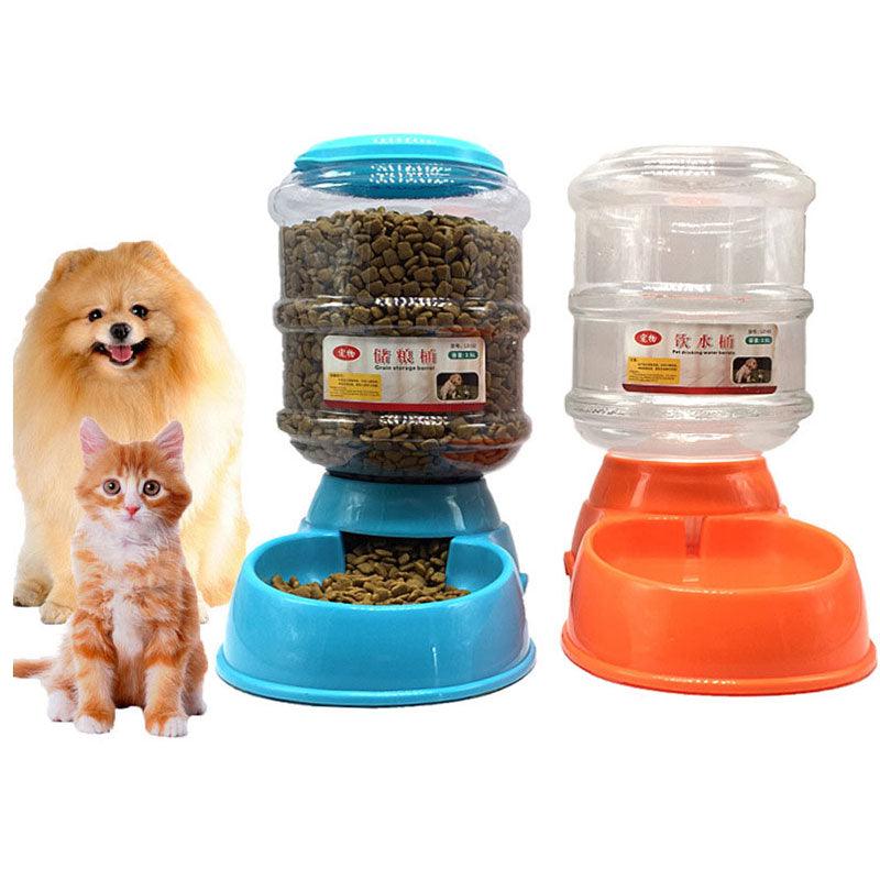 3.5L Pet Dog Drinkers Automatic Feeder - Animal Pet Water Bowls (D71)(7W1)(6W1)(2W4)