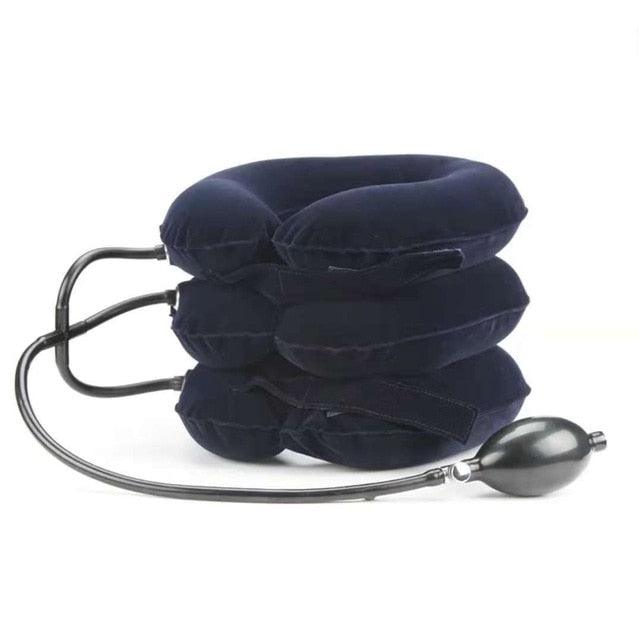 3 Layer Inflatable Air Cervical Neck Back - Pain Relief Neck Head Stretcher Pillow (D79)(6LT1)