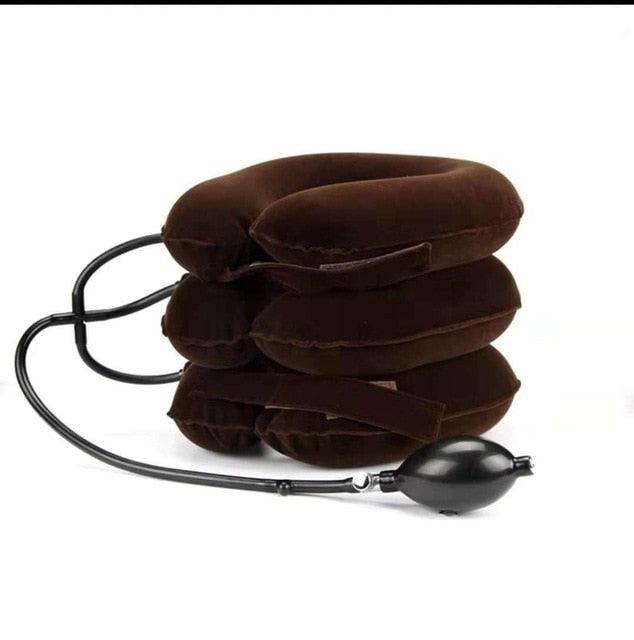 3 Layer Inflatable Air Cervical Neck Back - Pain Relief Neck Head Stretcher Pillow (D79)(6LT1)