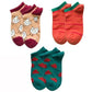 Great 3 Pairs/Set Women's Cotton Funny Ankle Socks - Print Animal Cartoon Hip hop Socks (2WH1)