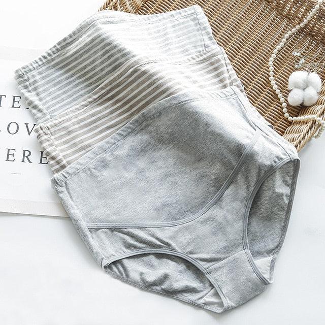 3 Pcs/Lot Cotton Maternity Underwear - Pregnancy High Waist Mother Short Panties - Women Briefs Clothing (5Z2)(7Z2)(F6)