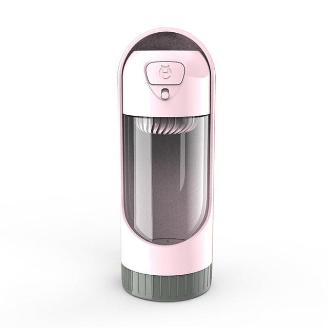 300ml Portable Pet Dog Water Bottle Drinking Bowls - Small Large Dogs Feeding Water Dispenser (6W1)(8W1)