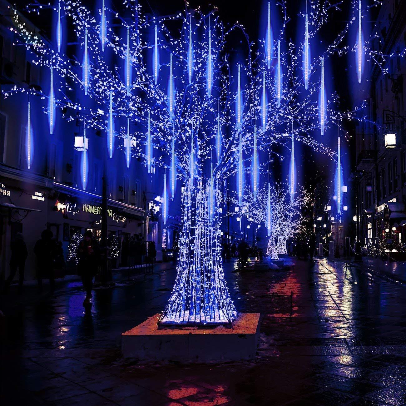 30CM 50CM LED Meteor Shower Rain Lights Wedding Decoration Waterproof Light Falling String Lights (LL5)1(1U58)