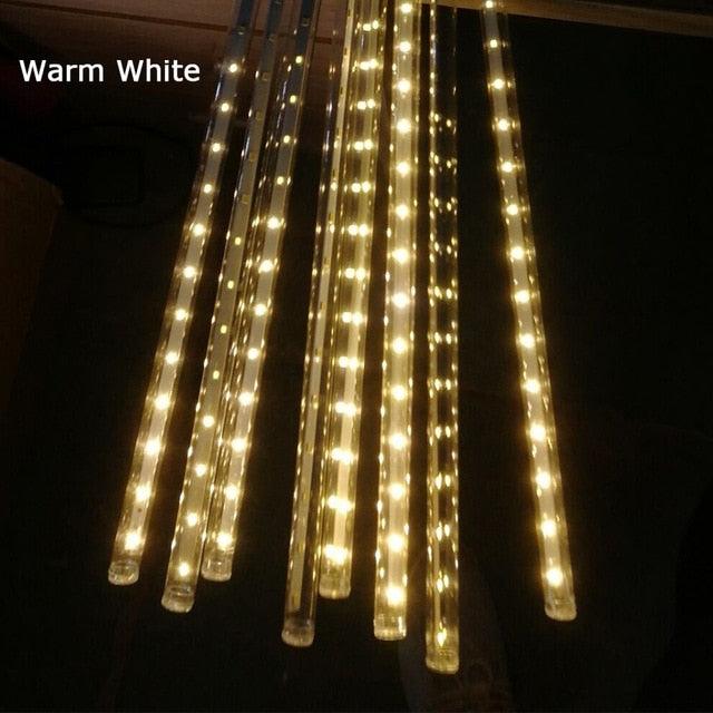 30CM 50CM LED Meteor Shower Rain Lights Wedding Decoration Waterproof Light Falling String Lights (LL5)1(1U58)