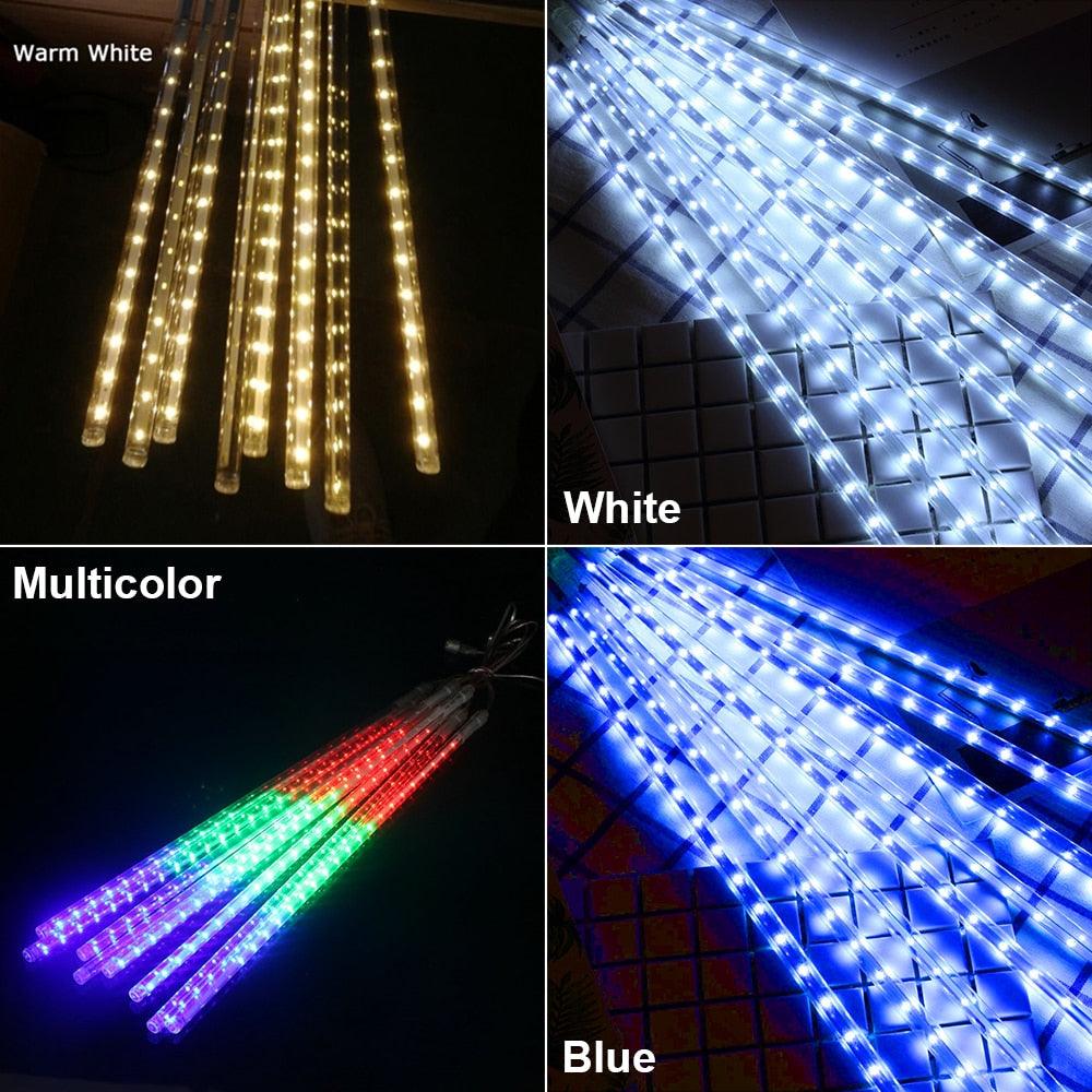 30CM 50CM LED Meteor Shower Rain Lights Wedding Decoration Waterproof Light Falling String Lights (LL5)1(1U58)