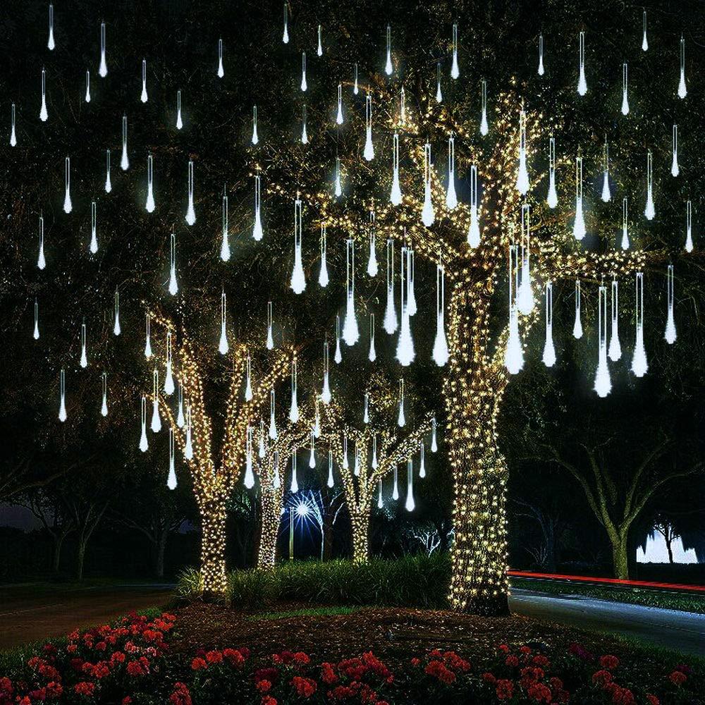 30CM 50CM LED Meteor Shower Rain Lights Wedding Decoration Waterproof Light Falling String Lights (LL5)1(1U58)