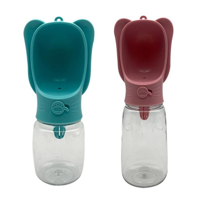350/550ml Portable Pet Dog Water Bottle For Small Large Dogs - Travel Ears Regular Style Cat Drinking Bowl (2U71)