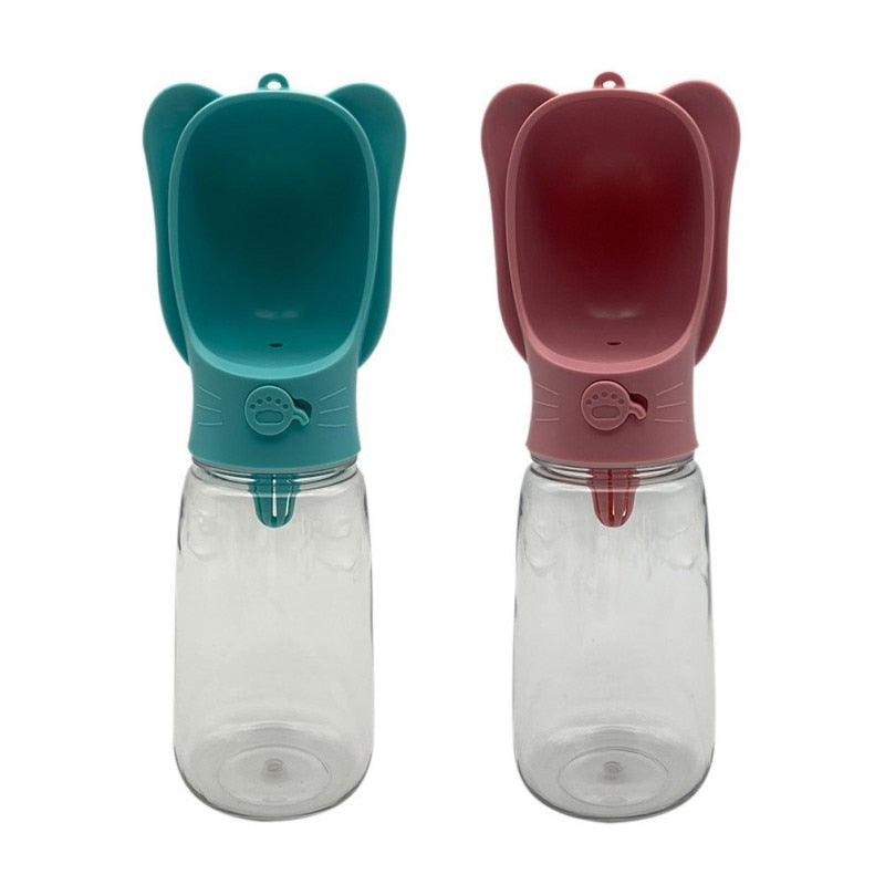 350/550ml Portable Pet Dog Water Bottle For Small Large Dogs - Travel Ears Regular Style Cat Drinking Bowl (2U71)