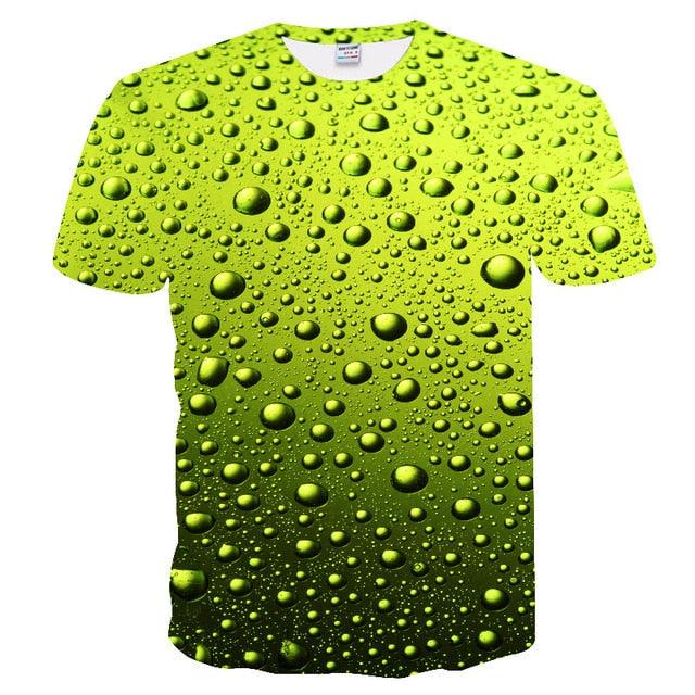 3D T shirt - Men's Casual Funny Beer Print T-shirt - Summer Style Party Tops (TM2)