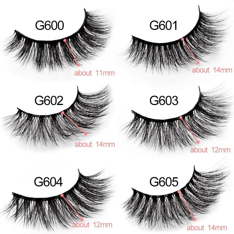 3D eyelashes false eyelashes mink lashes natural lash handmade reusable dramatic faux eye lashes (D86)(M2)(1U86)