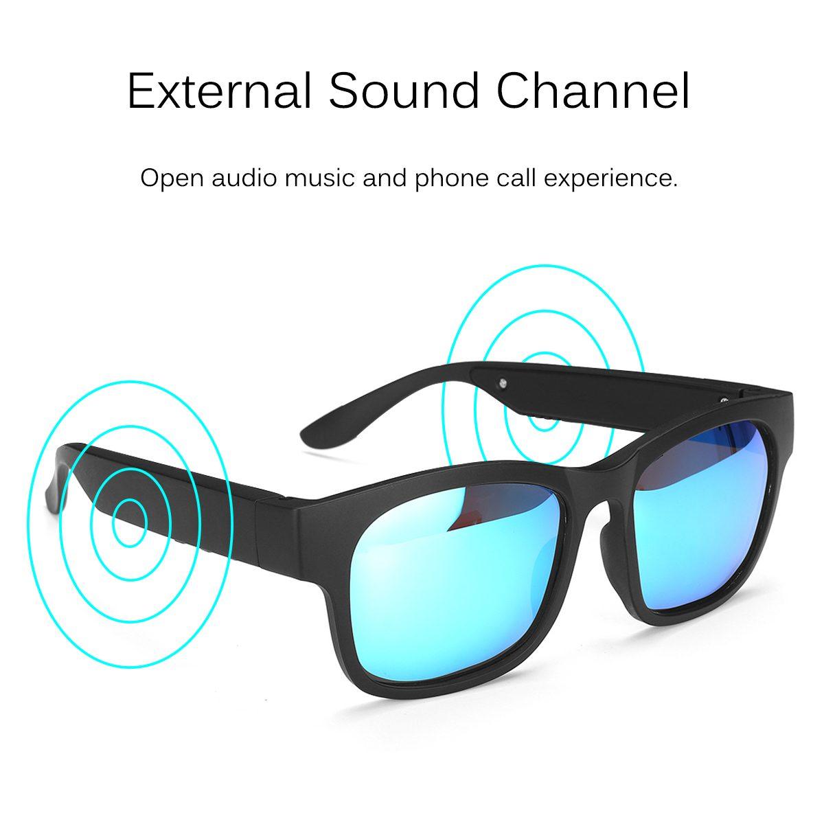 3IN1 bluetooth 5.0 Smart Sports Headphone Sunglasses - IPX7 Headset Earphone Speakers with mic (CT1)(1U60)