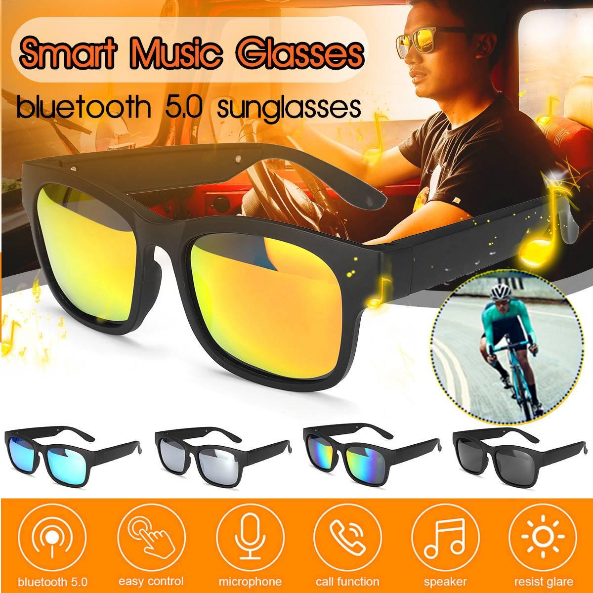 3IN1 bluetooth 5.0 Smart Sports Headphone Sunglasses - IPX7 Headset Earphone Speakers with mic (CT1)(1U60)