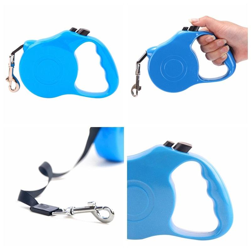 3M Retractable Dog Leash Automatic Flexible Dog Leash - Cat Traction Rope For Small Medium Dogs One Hand Operation (2U70)