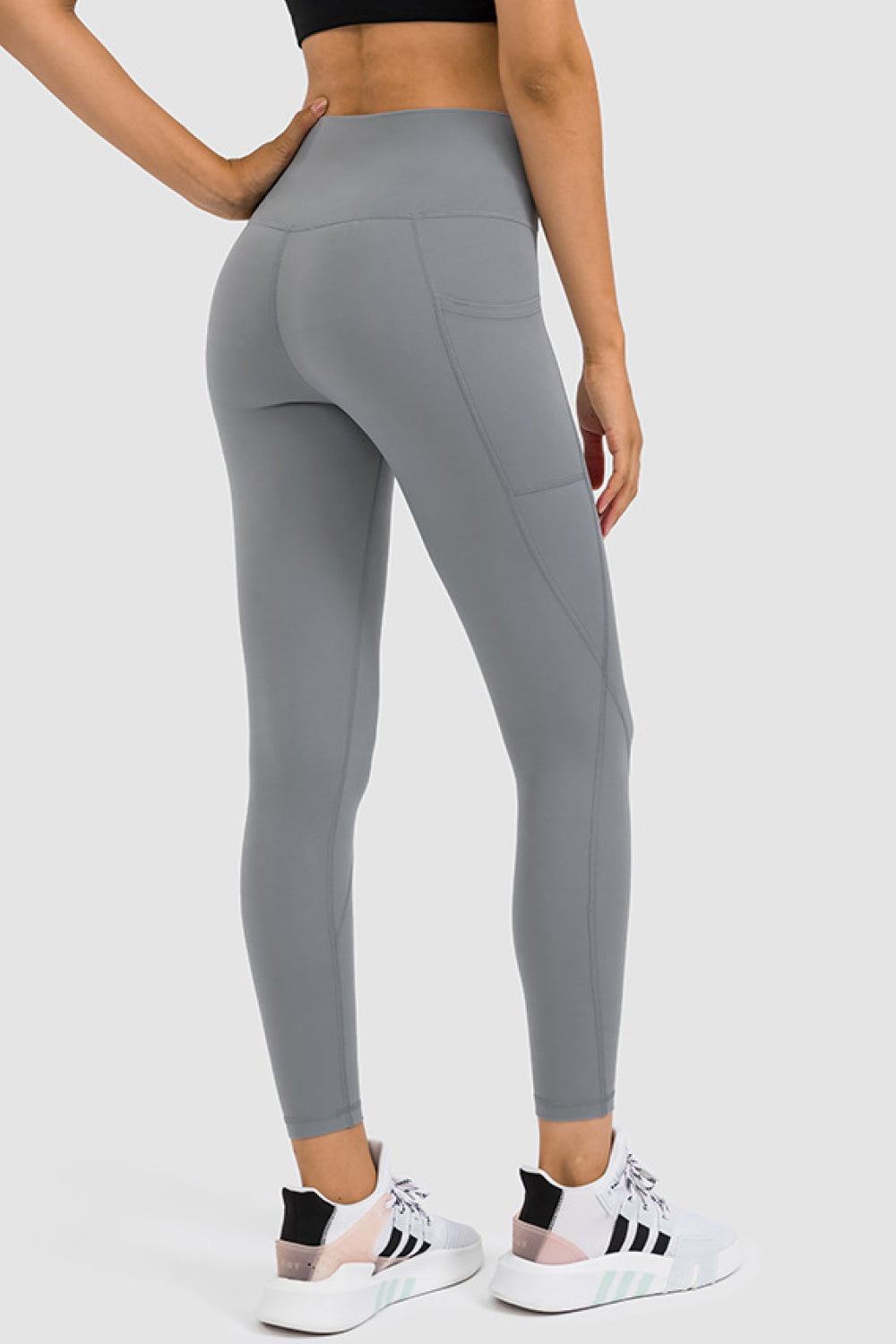 High Rise Yoga Leggings with Side Pocket (TBL) T