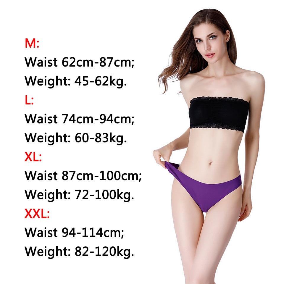 Cute 3pcs/Lot Summer New Seamless Women Sexy Panties - Low Waist Solid Color Thong Ultra Thin (D28)(TSP4)