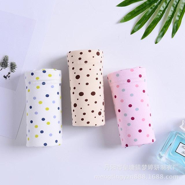 3pcs/lot Cotton Women 's High-waist Classic Briefs - Soft Abdomen care - Underwear Intimates Pregnant Panties (5Z2)(F6)