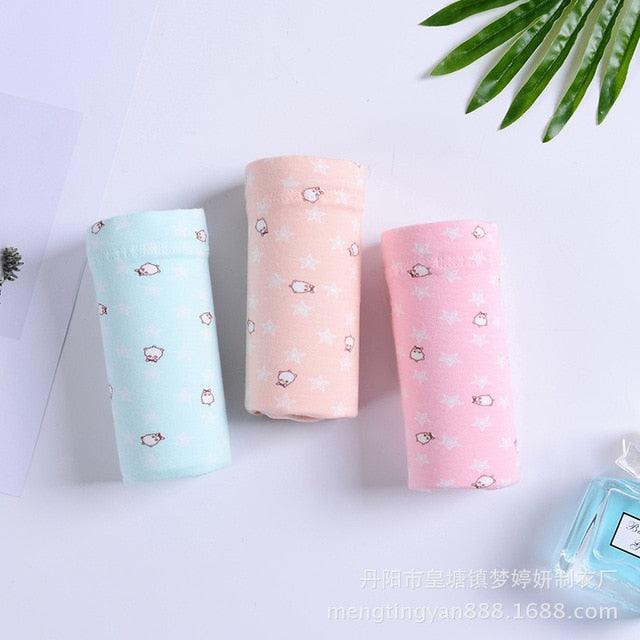 3pcs/lot Cotton Women 's High-waist Classic Briefs - Soft Abdomen care - Underwear Intimates Pregnant Panties (5Z2)(F6)