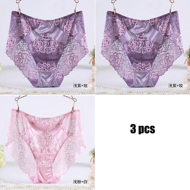 Nice 3pcs/lot High Waist Large Size Women Sexy Panties - Modal Underwear(TSP2)