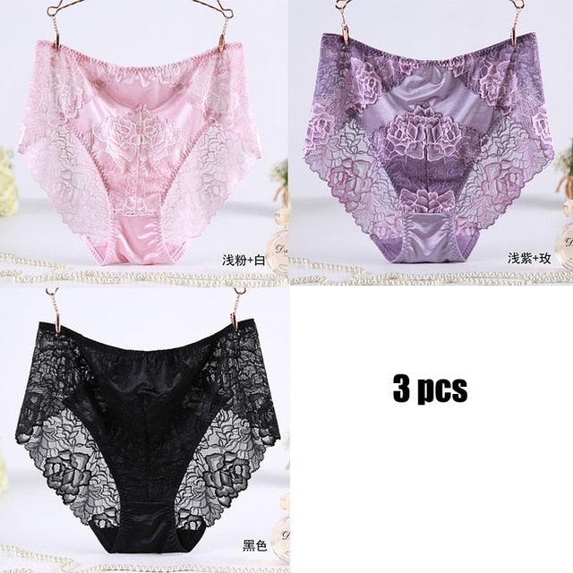 Nice 3pcs/lot High Waist Large Size Women Sexy Panties - Modal Underwear(TSP2)