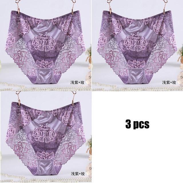 Nice 3pcs/lot High Waist Large Size Women Sexy Panties - Modal Underwear(TSP2)
