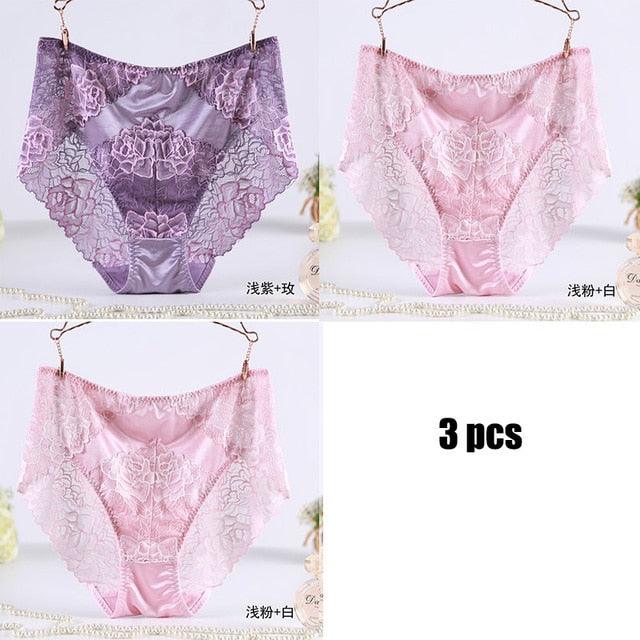 Nice 3pcs/lot High Waist Large Size Women Sexy Panties - Modal Underwear(TSP2)